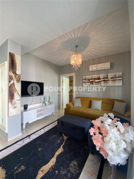 Атмосферная двухкомнатная квартира 50 м² в районе Оба, Аланья-id-3092-фото-3