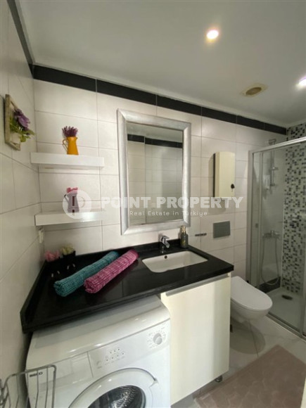 Атмосферная двухкомнатная квартира 50 м² в районе Оба, Аланья-id-3092-фото-4