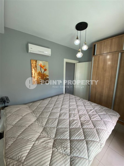 Атмосферная двухкомнатная квартира 50 м² в районе Оба, Аланья-id-3092-фото-6