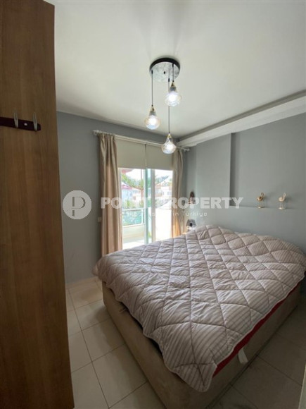 Атмосферная двухкомнатная квартира 50 м² в районе Оба, Аланья-id-3092-фото-8