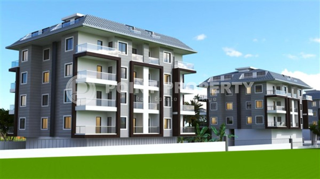 Апартаменты 2+1 в новом доме на финальной стадии строительства, Конаклы, Аланья-id-3096-фото-2