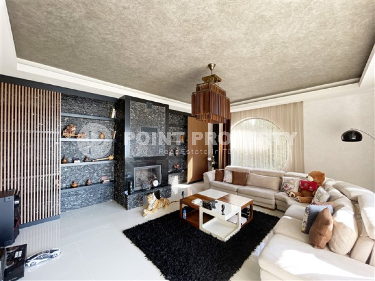 Оригинальная двухэтажная вилла 4+1 в современном стиле, с видом на море, Бекташ, Аланья-id-3097-фото-10