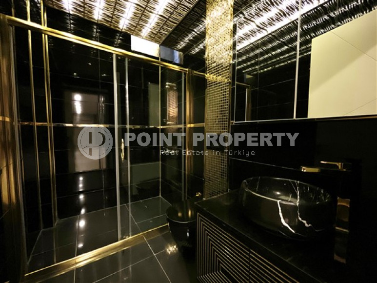 Оригинальная двухэтажная вилла 4+1 в современном стиле, с видом на море, Бекташ, Аланья-id-3097-фото-17