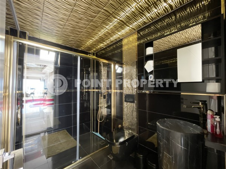 Оригинальная двухэтажная вилла 4+1 в современном стиле, с видом на море, Бекташ, Аланья-id-3097-фото-22