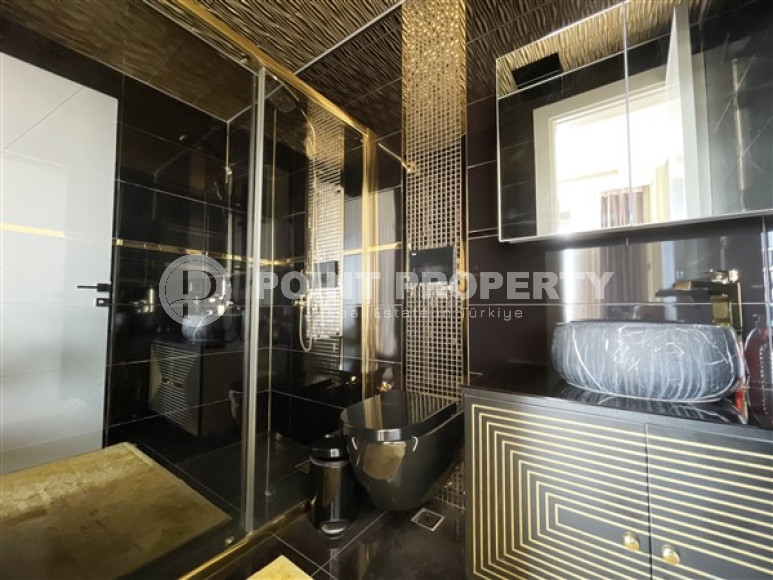 Оригинальная двухэтажная вилла 4+1 в современном стиле, с видом на море, Бекташ, Аланья-id-3097-фото-25