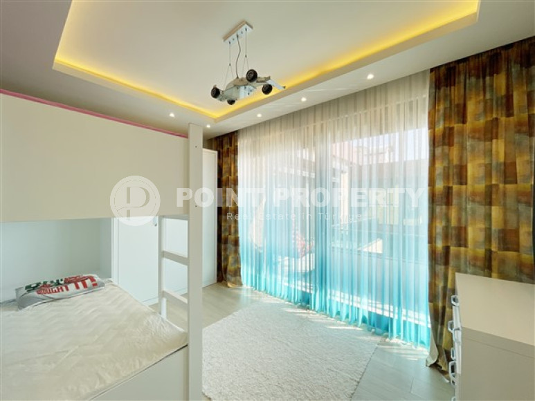 Оригинальная двухэтажная вилла 4+1 в современном стиле, с видом на море, Бекташ, Аланья-id-3097-фото-29