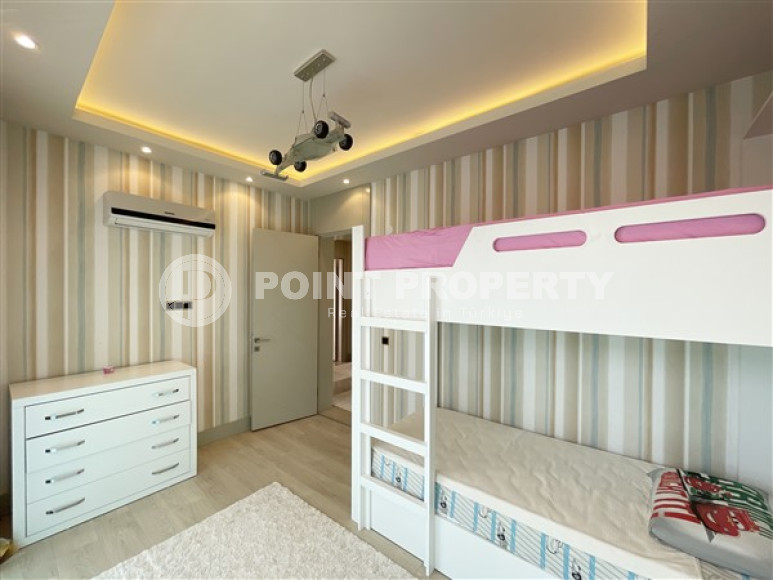 Оригинальная двухэтажная вилла 4+1 в современном стиле, с видом на море, Бекташ, Аланья-id-3097-фото-30