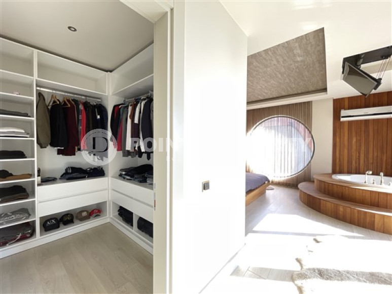 Оригинальная двухэтажная вилла 4+1 в современном стиле, с видом на море, Бекташ, Аланья-id-3097-фото-32