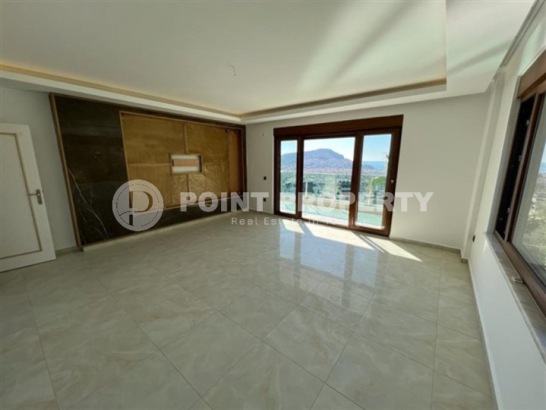 Garden duplex 3+1 with access to the pool and sea views, Kucuk Hasbahce, Alanya, center-id-3098-photo-6