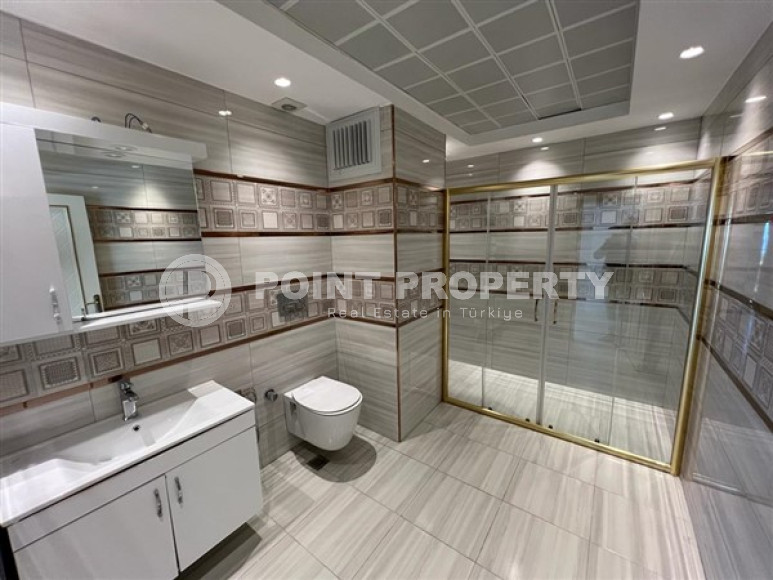 Garden duplex 3+1 with access to the pool and sea views, Kucuk Hasbahce, Alanya, center-id-3098-photo-14