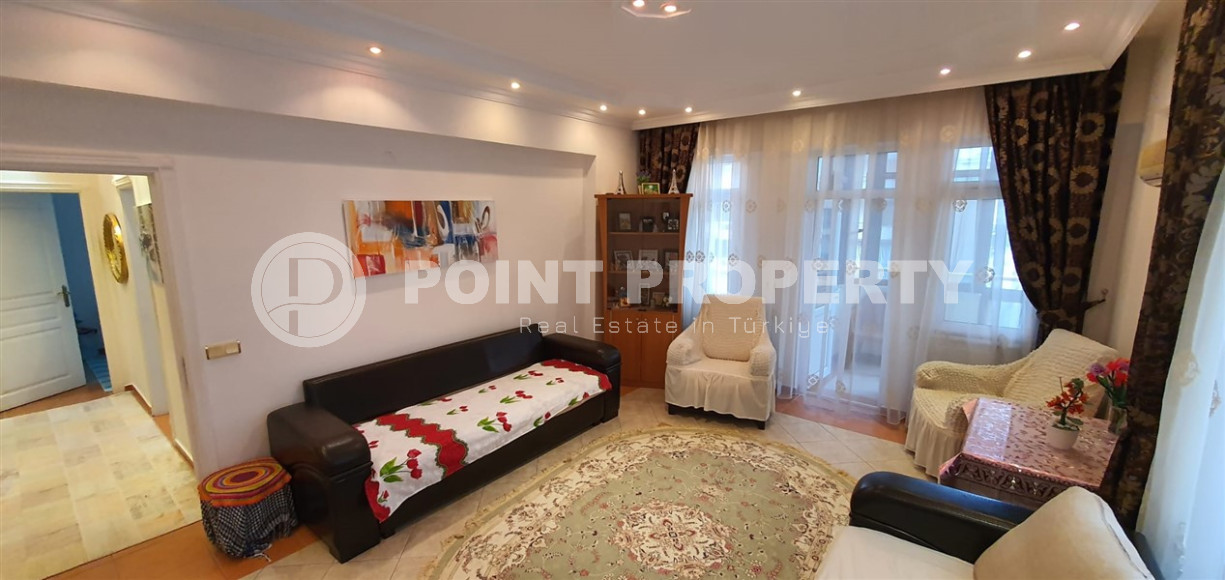 Недорогая трёхкомнатная квартира в 450 метрах от моря, Махмутлар, Аланья-id-3103-фото-4