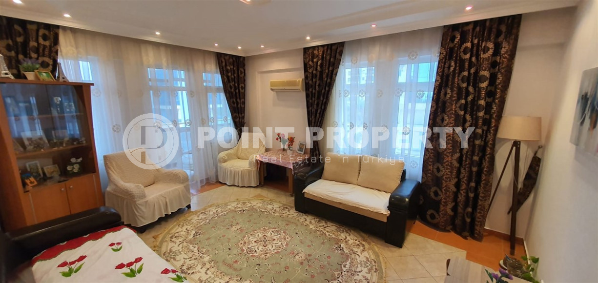 Недорогая трёхкомнатная квартира в 450 метрах от моря, Махмутлар, Аланья-id-3103-фото-5