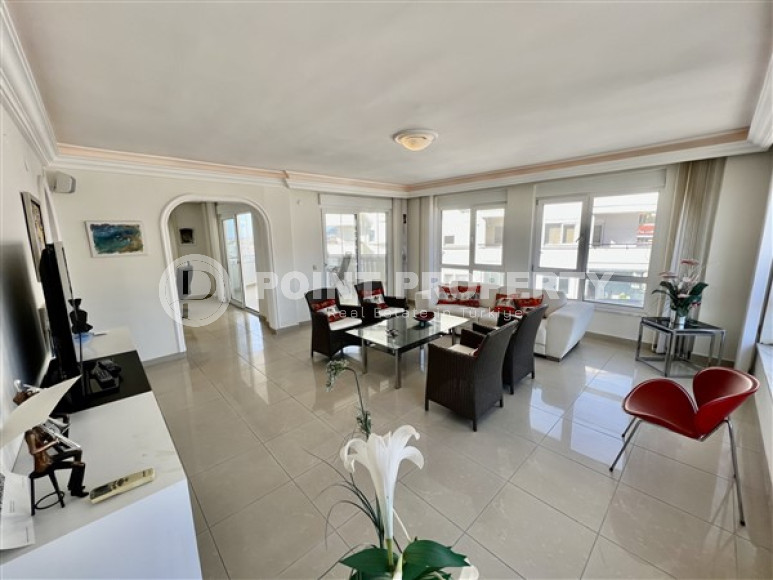 Комфортная для проживания квартира 125 м2 в районе Джикджилли, Аланья, в 400 метрах от центра-id-3105-фото-15