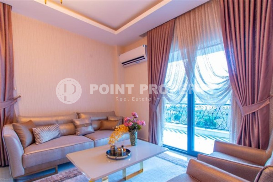 Недорогой и уютный пентхаус 115 м2, район Каргыджак, Аланья с видом на Торосские горы-id-3107-фото-2