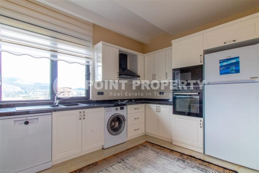 Недорогой и уютный пентхаус 115 м2, район Каргыджак, Аланья с видом на Торосские горы-id-3107-фото-3