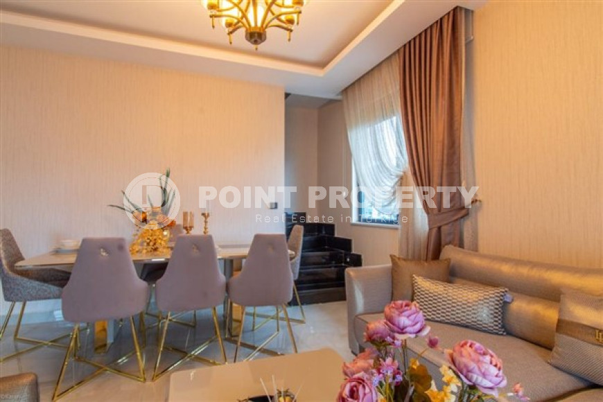 Недорогой и уютный пентхаус 115 м2, район Каргыджак, Аланья с видом на Торосские горы-id-3107-фото-4