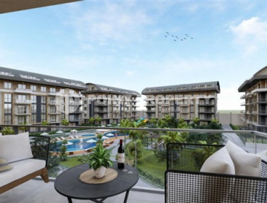 Апартаменты 1+1 в шикарном новом комплексе с собственным кинотеатром, верхняя Оба, Аланья-id-3113-фото-2