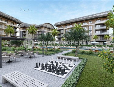 Apartment 1+1 in a luxurious new complex with its own cinema, Upper Oba, Alanya-id-3113-photo-3