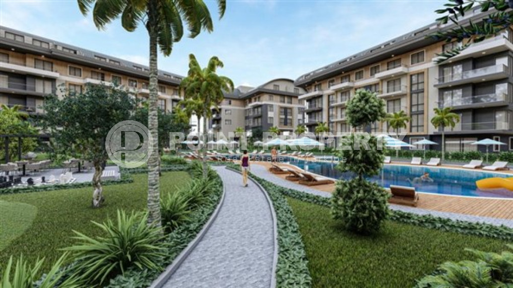 Apartment 1+1 in a luxurious new complex with its own cinema, Upper Oba, Alanya-id-3113-photo-5