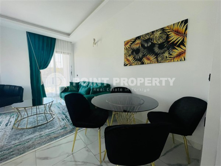 Небольшая квартира 1+1 по хорошей цене, район Махмутлар, Аланья в комплексе 2018 года-id-3115-фото-3