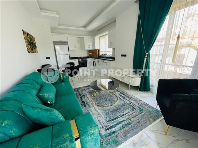 Небольшая квартира 1+1 по хорошей цене, район Махмутлар, Аланья в комплексе 2018 года-id-3115-фото-4