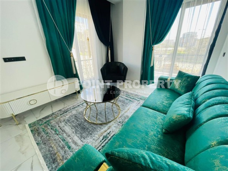 Небольшая квартира 1+1 по хорошей цене, район Махмутлар, Аланья в комплексе 2018 года-id-3115-фото-5