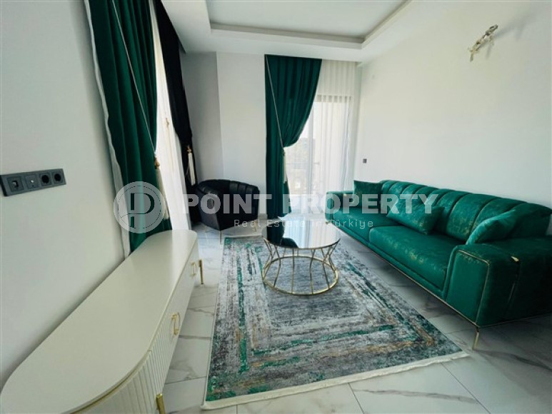 Небольшая квартира 1+1 по хорошей цене, район Махмутлар, Аланья в комплексе 2018 года-id-3115-фото-8