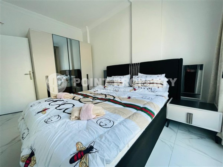 Небольшая квартира 1+1 по хорошей цене, район Махмутлар, Аланья в комплексе 2018 года-id-3115-фото-9