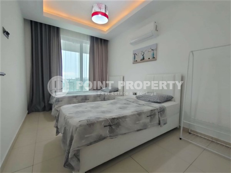 Beautiful apartment 110 m2 250 meters from the sea, Tosmur, Alanya, furnished-id-3118-photo-15