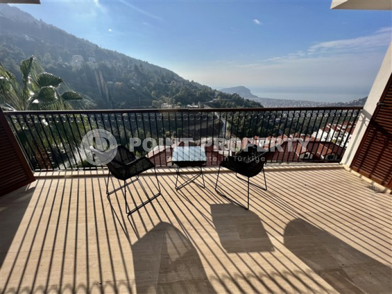 Сказочная трёхэтажная вилла 390 м² с обстановкой в европейском стиле и венецианскими окнами, Бекташ, Аланья-id-3120-фото-16