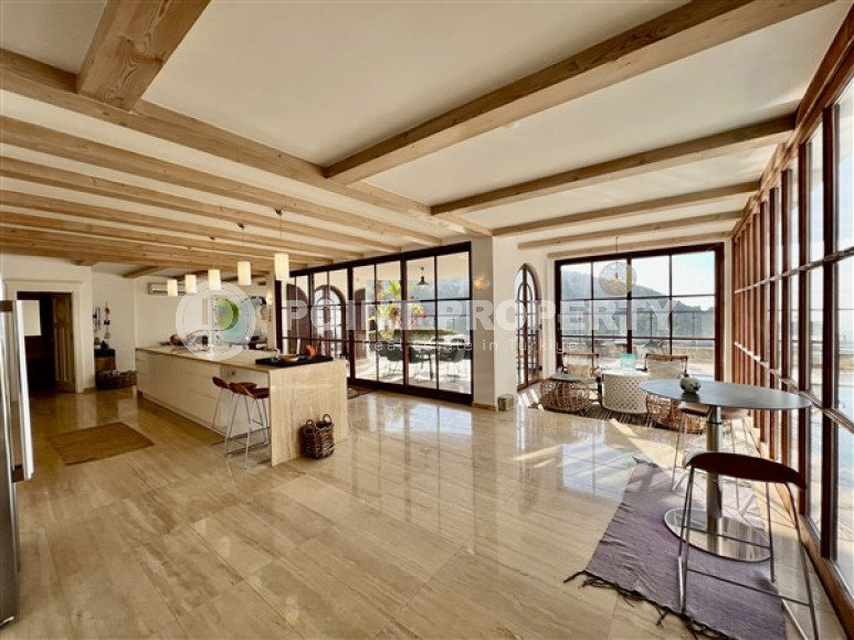 Сказочная трёхэтажная вилла 390 м² с обстановкой в европейском стиле и венецианскими окнами, Бекташ, Аланья-id-3120-фото-41