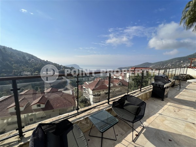 Сказочная трёхэтажная вилла 390 м² с обстановкой в европейском стиле и венецианскими окнами, Бекташ, Аланья-id-3120-фото-45