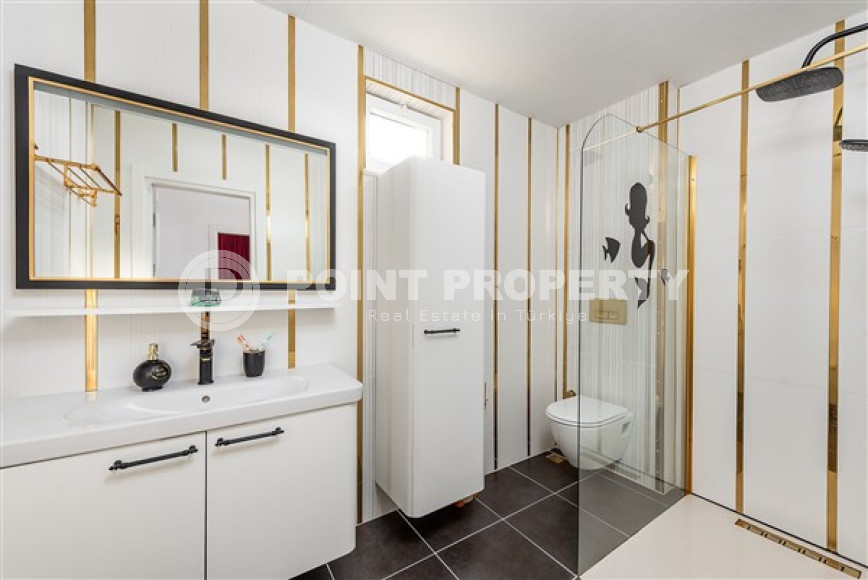 Светлая фешенебельная квартира 1+1 в 300 метрах от пляжа Клеопатры, Аланья, центр-id-3122-фото-2