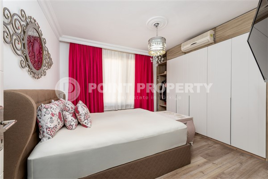 Светлая фешенебельная квартира 1+1 в 300 метрах от пляжа Клеопатры, Аланья, центр-id-3122-фото-3