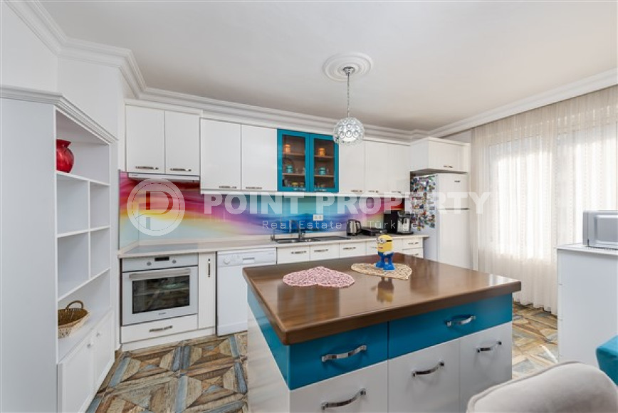 Светлая фешенебельная квартира 1+1 в 300 метрах от пляжа Клеопатры, Аланья, центр-id-3122-фото-6