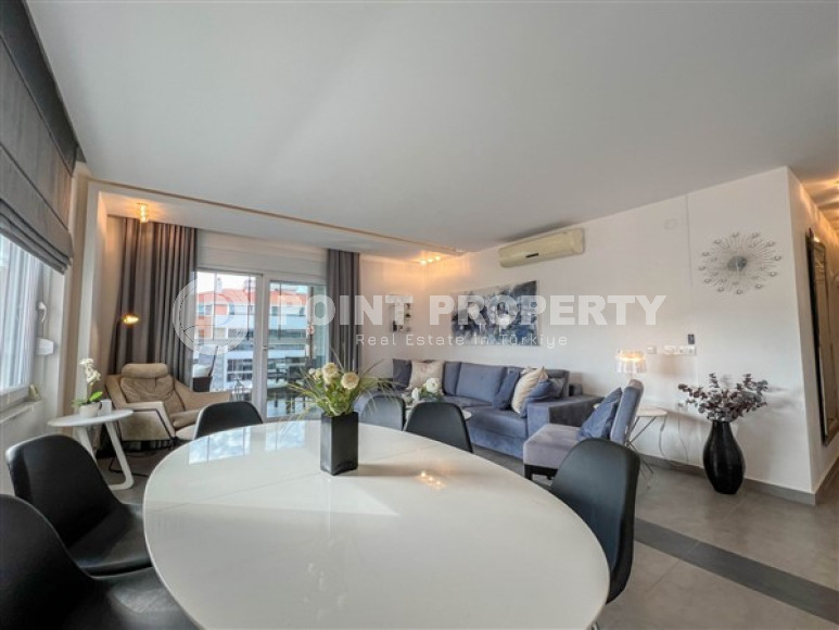 Элегантная двухуровневая квартира с интересной планировкой 3+1, Оба, Аланья-id-3123-фото-9