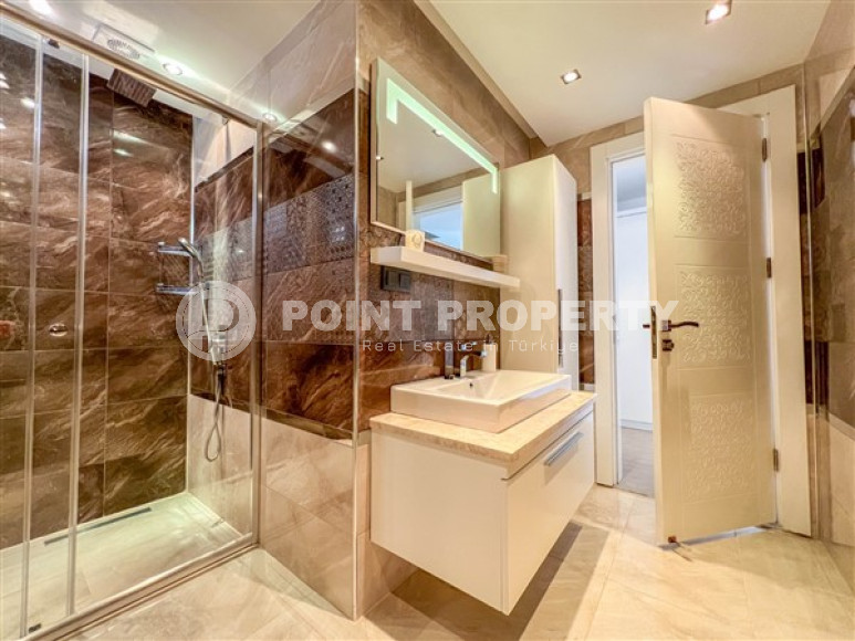 Элегантная двухуровневая квартира с интересной планировкой 3+1, Оба, Аланья-id-3123-фото-10