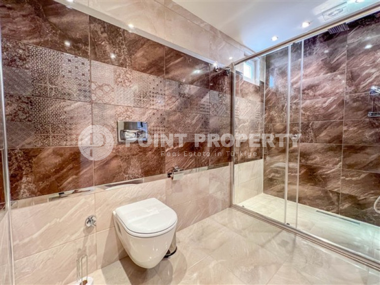 Элегантная двухуровневая квартира с интересной планировкой 3+1, Оба, Аланья-id-3123-фото-12