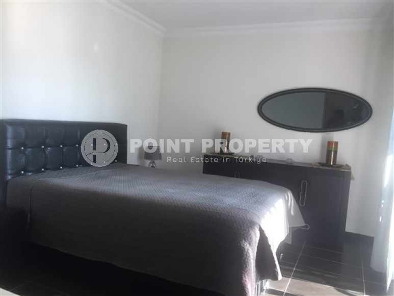 Ухоженная трёхкомнатная квартира в жилом комплексе с богатой инфраструктурой, Оба, Аланья-id-3126-фото-4