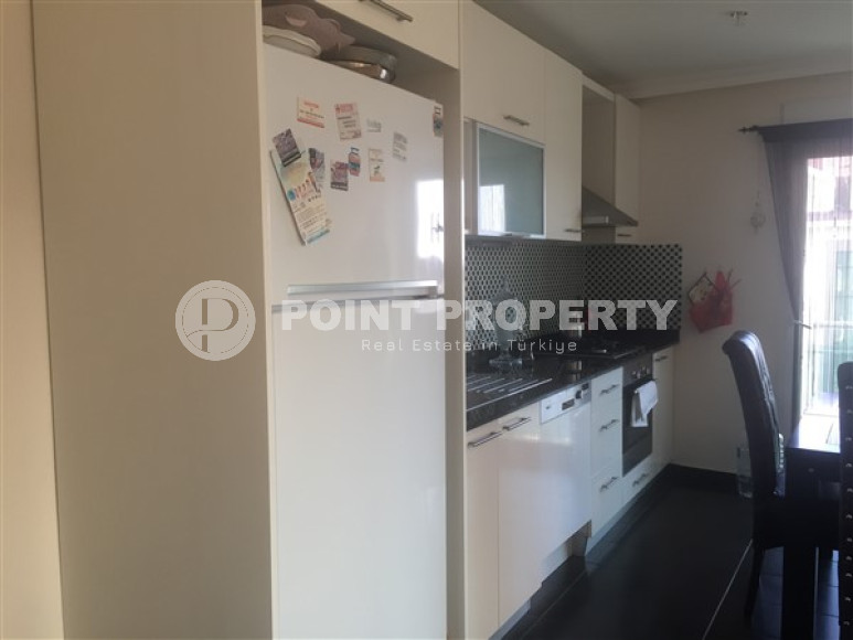 Ухоженная трёхкомнатная квартира в жилом комплексе с богатой инфраструктурой, Оба, Аланья-id-3126-фото-5