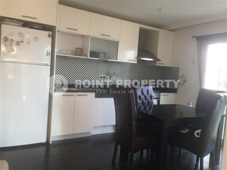 Ухоженная трёхкомнатная квартира в жилом комплексе с богатой инфраструктурой, Оба, Аланья-id-3126-фото-6