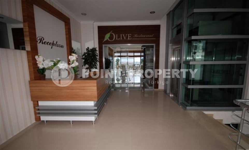 Ухоженная трёхкомнатная квартира в жилом комплексе с богатой инфраструктурой, Оба, Аланья-id-3126-фото-10