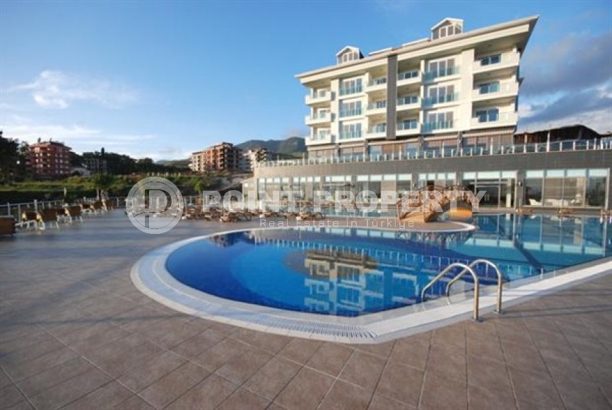 Ухоженная трёхкомнатная квартира в жилом комплексе с богатой инфраструктурой, Оба, Аланья-id-3126-фото-11