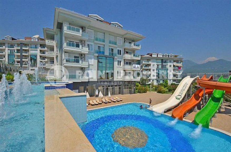 Ухоженная трёхкомнатная квартира в жилом комплексе с богатой инфраструктурой, Оба, Аланья-id-3126-фото-16