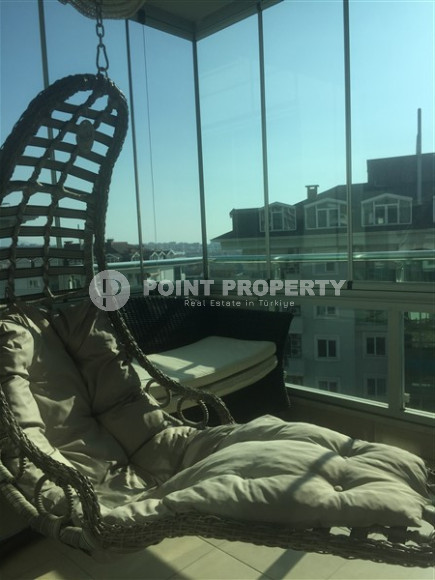 Ухоженная трёхкомнатная квартира в жилом комплексе с богатой инфраструктурой, Оба, Аланья-id-3126-фото-27