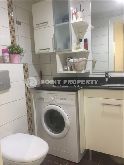 Ухоженная трёхкомнатная квартира в жилом комплексе с богатой инфраструктурой, Оба, Аланья-id-3126-фото-28