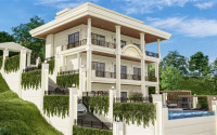 Three-storey premium villa of 350 m2 under construction in Alanya, Tepe with five rooms-id-3129-photo-1
