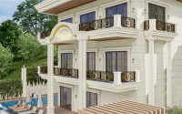 Three-storey premium villa of 350 m2 under construction in Alanya, Tepe with five rooms-id-3129-photo-8
