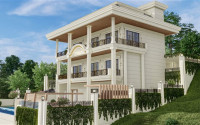 Three-storey premium villa of 350 m2 under construction in Alanya, Tepe with five rooms-id-3129-photo-11
