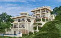 Three-storey premium villa of 350 m2 under construction in Alanya, Tepe with five rooms-id-3129-photo-13